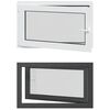 vidaXL Прозорец за мазе с наклон и завъртане RISOR 100 x 70 cm