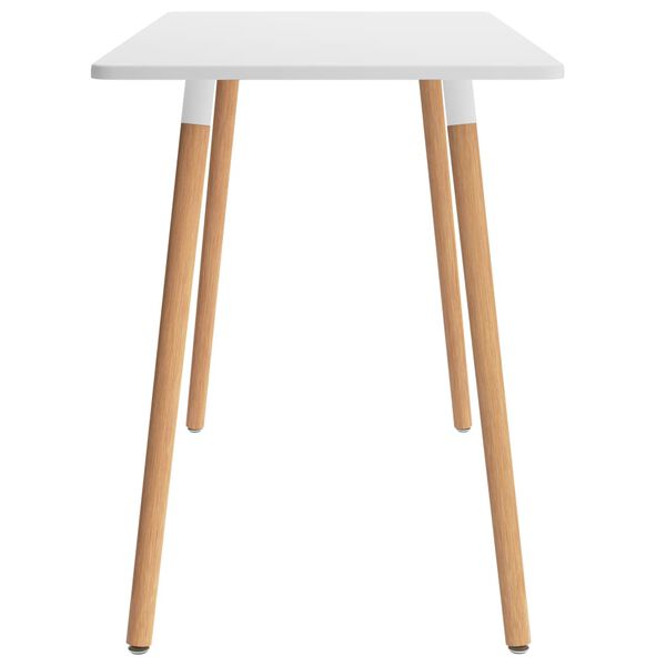 vidaXL Трапезен комплект от 5 части, червен