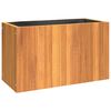 vidaXL Градинска кашпа 59x27,5x35 см масивна акация