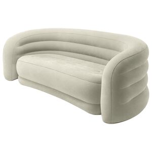 INTEX Извит диван INTEX Сиво 229 x 109 x 81 см PVC и Район