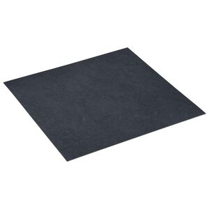 vidaXL Самозалепващи дъски за настилка Черен мрамор 30,5 x 30,5 см