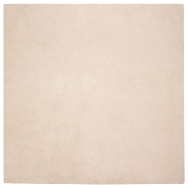 vidaXL Килим с изкуствена заешка козина Olite Таупе 240 x 240 cm