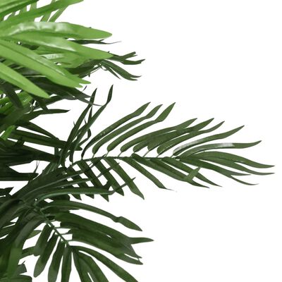vidaXL Изкуствена палма 18 листа 80 см зелена