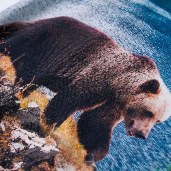 Детска тениска с дълъг ръкав, нейви, 128