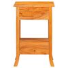 vidaXL Конзолна маса с чекмедже Естествен 50,5 x 30 x 75,5 см