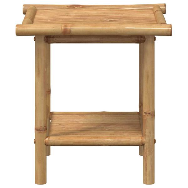 vidaXL Маса за кафе 45x45x45 см бамбук