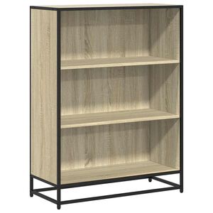 vidaXL Шкаф за книги, дъб сонома, 80,5x35x107,5 см, ПДЧ