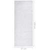 vidaXL Килим с мек косъм, противоплъзгащ, 57x150 см, светлосив