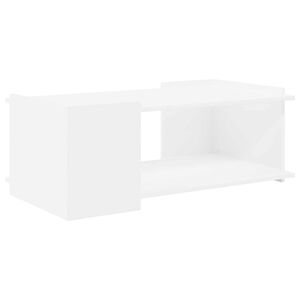 vidaXL Масичка за кафе Бяло 90 x 50 x 33 см Инженерна дървесина