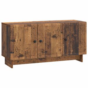 vidaXL ТВ шкаф Старо дърво 99 x 34,5 x 50 см Инженерна дървесина