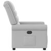 vidaXL Recliner Chair Cloud Grey Fabric