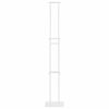 vidaXL Стендове за търговски прояви Бяло 30 x 23,5 x 210 см Стомана