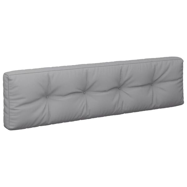 vidaXL Палетни възглавници, 2 бр, сиви, текстил