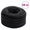 vidaXL Хибриден маркуч за въздух черен 0,6" 50 м гума и PVC