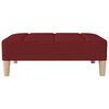 vidaXL Табуретка, виненочервена, 78x56x32 см, плат