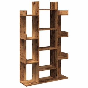 vidaXL Шкаф за книги от старо дърво 86x25,5x140 cm Инженерна дървесина