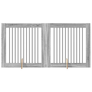 vidaXL Кучешка Играля 2 pcs Сиво Сонома 100 x 100 cm