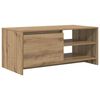 vidaXL Масичка за кафе Дъб артизан 102 x 50 x 45 см