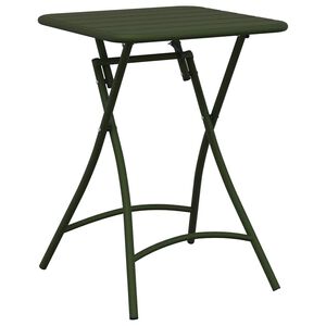vidaXL Бистро маса Тъмен зелен 55 x 55 x 72,5 см