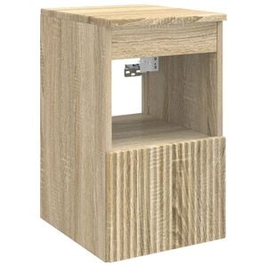 vidaXL Шкаф за баня Дъб сонома 30 x 35 x 50 см Инженерна дървесина