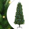 vidaXL Коледно дърво с 300 LED светодиода с поставка Зелен 240 cm ПЕ