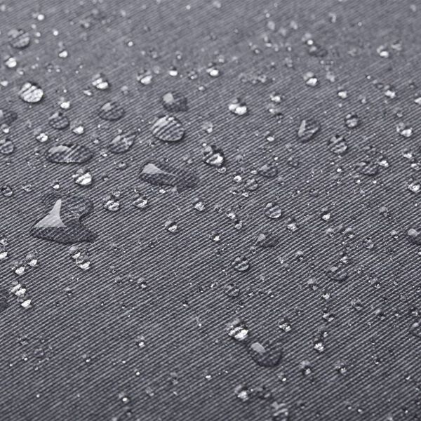 Madison Градински чадър Flores Luxe, 300 см, кръгъл, светлосив