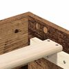 vidaXL Рамка за легло без матрак старо дърво 120x190см инженерно дърво