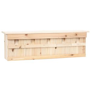 vidaXL Къща за врабчета с 5 стаи, 68x15x21 см, чамово дърво