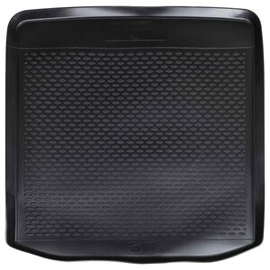 vidaXL Килимче за багажник Черно TPE
