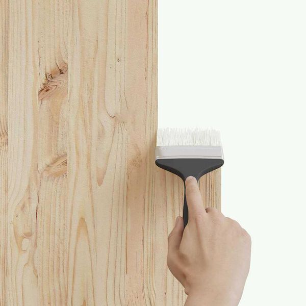 vidaXL Боя за мебели Бяло 10 x 10 x 12 см Стенно пано