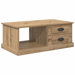 vidaXL Масичка за кафе Дъб 90 x 50 x 35 cm Инженерна дървесина