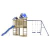 vidaXL Комбинирано детско съоръжение за игра, импрегниран бор