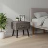 vidaXL Нощни шкафчета, 2 бр, сиви, 40x35x40 см, кадифе