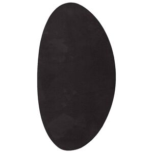 vidaXL Килим HUARTE Черно 80 x 150 cm Полиестер