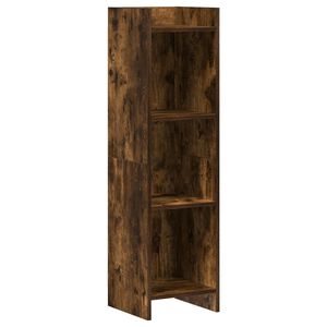 vidaXL Библиотека Опушен дъб 30 x 30 x 111 см Инженерна дървесина