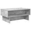 vidaXL Масичка за кафе Циментено сиво 80 x 46 x 35 см