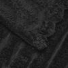 vidaXL Одеяло Черно 270 x 240 см Мека вълна