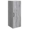 vidaXL Стенно шкафче Сив Сонома 33 x 34,5 x 90 см Инженерна дървесина
