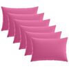 vidaXL Калъфка за възглавница 6 pcs HEERLEN Розово 50 x 70 cm
