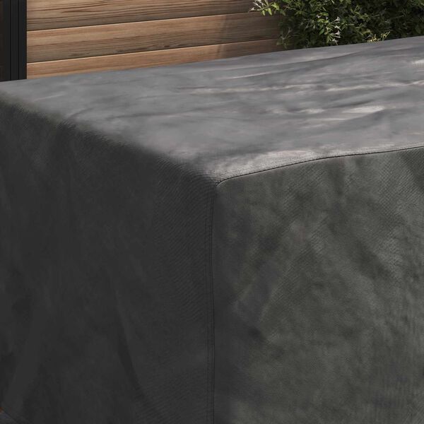 vidaXL Покривало за мебели Едноцветен Черно 200 x 110 x 70 см 420D