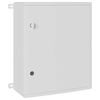 vidaXL Контролен шкаф Сив 57 x 23 x 60 см ABS пластмаса