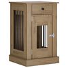 vidaXL Мебели за кучешка клетка Дъб артизан 50 x 47,5 x 80 см