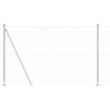 vidaXL Стълб за ограда. Сребрист 25 x 1,4 м (25 мм мрежа) Стомана