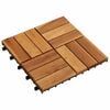 vidaXL Плочка за decking 20 pcs Кафяво 30 x 30 cm Дърво от Акация