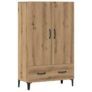 vidaXL Висок шкаф, дъб артизан, 70x31x115 см, инженерно дърво