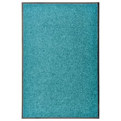 vidaXL Перима изтривалка, синьо-зелена, 60x90 см