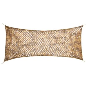 vidaXL Камуфлажна мрежа с чанта за съхранение, 312x140 см, пясъчен