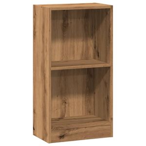vidaXL Библиотека, дъб артизан, 40x24x76 см, инженерно дърво