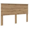 vidaXL Облегалка за глава Дъб Инженерна дървесина