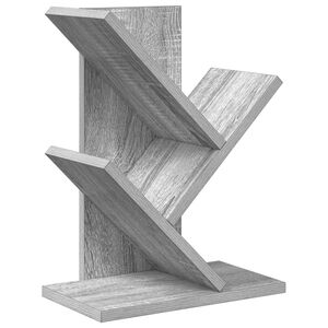 vidaXL Дървена библиотека 3-тирe 30 x 18 x 40 см Инженерна дървесина